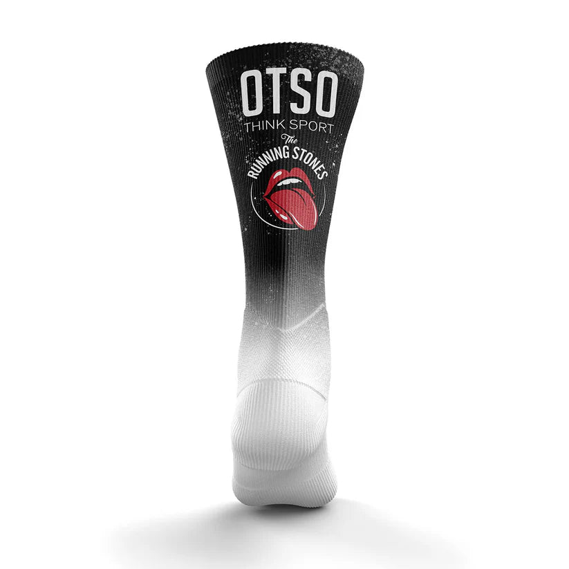 Chaussettes Sublimées - Running Stones Black