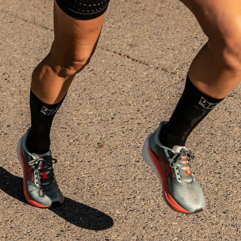 UltraLight Socks - Black & Silver Gray