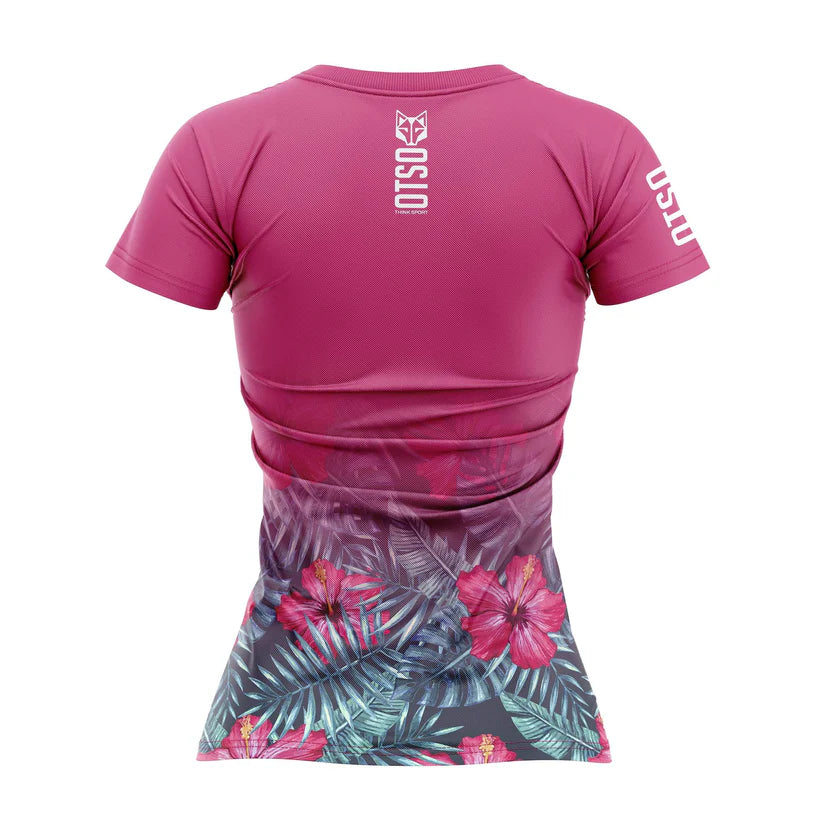 T-shirt manches courtes femme - Tropical