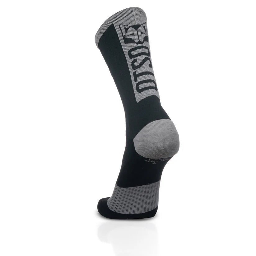 High Cycling Socks - Black & Silver Grey