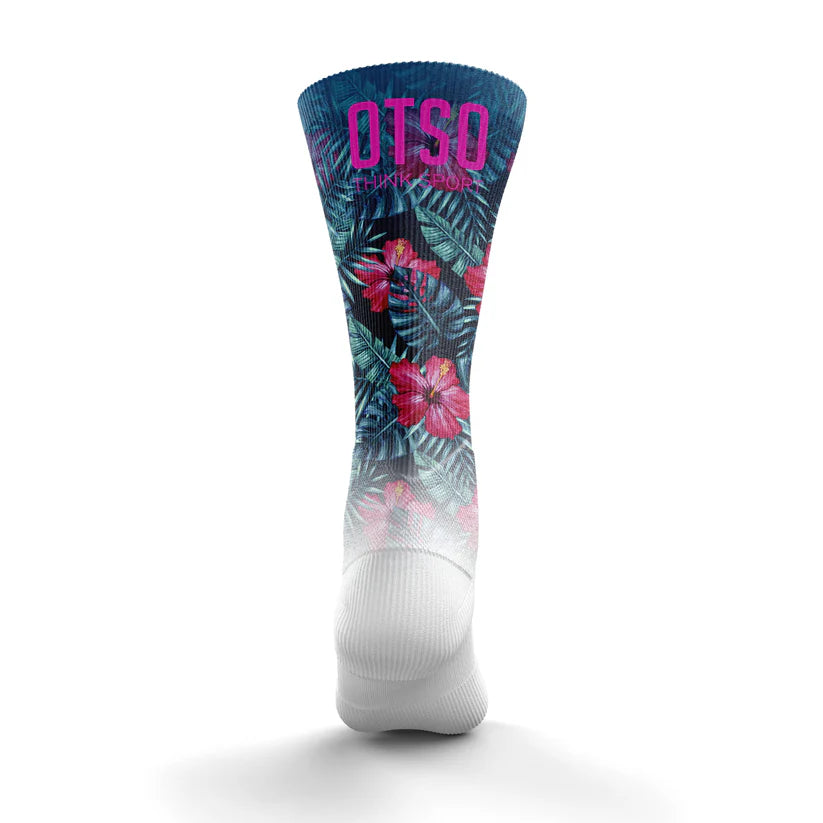 Chaussettes Sublimées - Tropical Dark