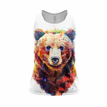 T-shirt sans manches femme - Be wild Bear