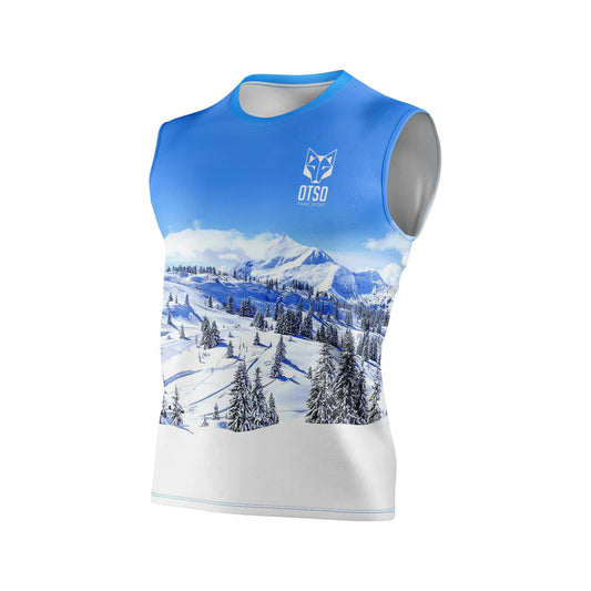 T-shirt sans manches homme - Snow forest
