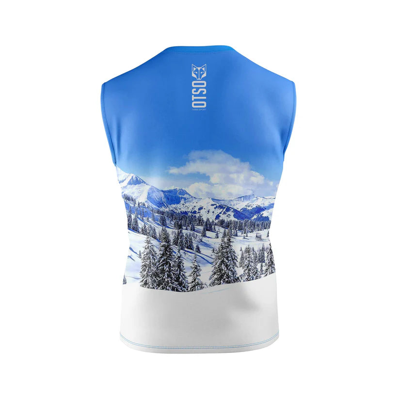 T-shirt sans manches homme - Snow forest