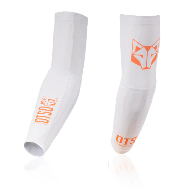 Manchettes - White & Fluo Orange